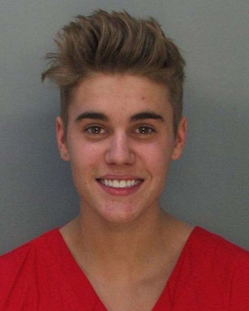 Justin Bieber Mugshot 2014