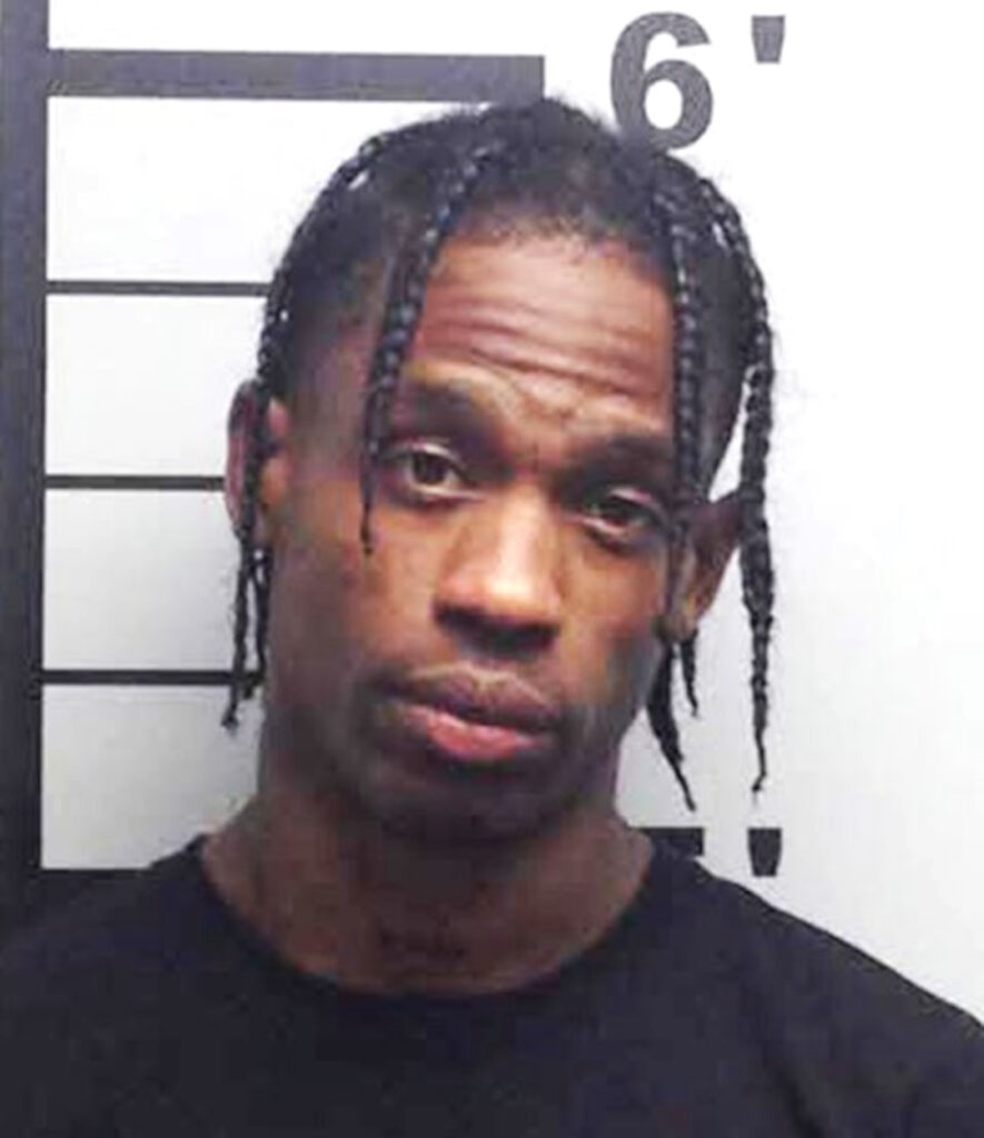 Travis Scott Mugshot 2017